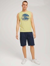 Tanktop mit Bio-Baumwolle - Männer - pale straw yellow Tanktop mit Bio-Baumwolle - Männer - pale straw yellow - 3 - TOM TAILOR
