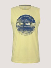 Tanktop mit Bio-Baumwolle - Männer - pale straw yellow Tanktop mit Bio-Baumwolle - Männer - pale straw yellow - 7 - TOM TAILOR