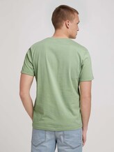 Print T-Shirt mit Bio-Baumwolle - Männer - light mint green Print T-Shirt mit Bio-Baumwolle - Männer - light mint green - 2 - TOM TAILOR