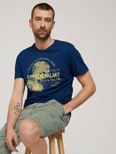 Print T-Shirt mit Bio-Baumwolle - Männer - after dark blue Print T-Shirt mit Bio-Baumwolle - Männer - after dark blue - 5 - TOM TAILOR