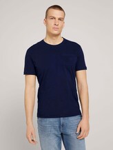 T-Shirt mit Bio-Baumwolle - Männer - Sailor Blue T-Shirt mit Bio-Baumwolle - Männer - Sailor Blue - 1 - TOM TAILOR