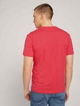 T-Shirt mit Bio-Baumwolle - Männer - Plain Red T-Shirt mit Bio-Baumwolle - Männer - Plain Red - 2 - TOM TAILOR