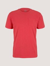 T-Shirt mit Bio-Baumwolle - Männer - Plain Red T-Shirt mit Bio-Baumwolle - Männer - Plain Red - 7 - TOM TAILOR