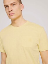 T-Shirt aus Bio-Baumwolle - Männer - pale straw yellow T-Shirt aus Bio-Baumwolle - Männer - pale straw yellow - 9 - TOM TAILOR