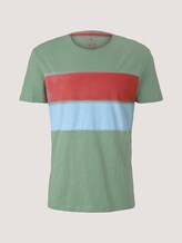 Streifen T-Shirt mit Bio-Baumwolle - Männer - light mint green Streifen T-Shirt mit Bio-Baumwolle - Männer - light mint green - 7 - TOM TAILOR