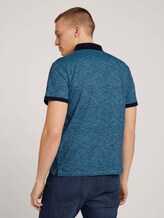 Fein gestreiftes Poloshirt - Männer - aquarius blue yd stripe Fein gestreiftes Poloshirt - Männer - aquarius blue yd stripe - 2 - TOM TAILOR