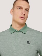 Poloshirt mit Melange-Optik - Männer - pistachio white stripe Poloshirt mit Melange-Optik - Männer - pistachio white stripe - 9 - TOM TAILOR