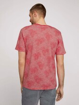 T-Shirt mit Muster - Männer - plain red white stripe T-Shirt mit Muster - Männer - plain red white stripe - 2 - TOM TAILOR
