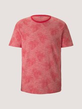 T-Shirt mit Muster - Männer - plain red white stripe T-Shirt mit Muster - Männer - plain red white stripe - 7 - TOM TAILOR