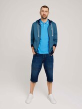 Sweatjacke mit Kapuze - Männer - aquarius blue yd stripe Sweatjacke mit Kapuze - Männer - aquarius blue yd stripe - 3 - TOM TAILOR