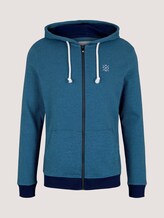 Sweatjacke mit Kapuze - Männer - aquarius blue yd stripe Sweatjacke mit Kapuze - Männer - aquarius blue yd stripe - 7 - TOM TAILOR