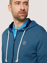 Sweatjacke mit Kapuze - Männer - aquarius blue yd stripe Sweatjacke mit Kapuze - Männer - aquarius blue yd stripe - 9 - TOM TAILOR