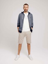 Sweatjacke mit Kapuze - Männer - offwhite navy stripe Sweatjacke mit Kapuze - Männer - offwhite navy stripe - 3 - TOM TAILOR