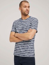 gestreiftes T-Shirt - Männer - sailor blue spacedye stripe gestreiftes T-Shirt - Männer - sailor blue spacedye stripe - 5 - TOM TAILOR