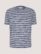 gestreiftes T-Shirt - Männer - sailor blue spacedye stripe gestreiftes T-Shirt - Männer - sailor blue spacedye stripe - 7 - TOM TAILOR