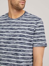 gestreiftes T-Shirt - Männer - sailor blue spacedye stripe gestreiftes T-Shirt - Männer - sailor blue spacedye stripe - 9 - TOM TAILOR