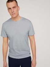T-Shirt in Melange-Optik - Männer - white melange T-Shirt in Melange-Optik - Männer - white melange - 5 - TOM TAILOR