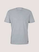 T-Shirt in Melange-Optik - Männer - white melange T-Shirt in Melange-Optik - Männer - white melange - 7 - TOM TAILOR