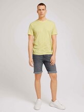 T-Shirt in Melange-Optik - Männer - yellow mock twist T-Shirt in Melange-Optik - Männer - yellow mock twist - 3 - TOM TAILOR