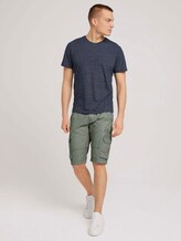 T-Shirt in Melange-Optik - Männer - sailor blue grindle melange T-Shirt in Melange-Optik - Männer - sailor blue grindle melange - 3 - TOM TAILOR