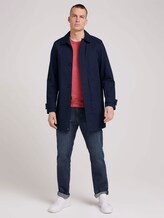 T-Shirt in Melange-Optik - Männer - plain red grindle melange T-Shirt in Melange-Optik - Männer - plain red grindle melange - 3 - TOM TAILOR