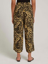 Gemusterte Culotte Hose - Frauen - black animal print Gemusterte Culotte Hose - Frauen - black animal print - 2 - TOM TAILOR Denim