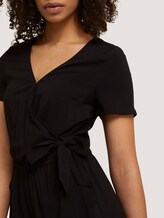 Kurzer Jumpsuit in Wickeloptik - Frauen - deep black Kurzer Jumpsuit in Wickeloptik - Frauen - deep black - 9 - TOM TAILOR Denim