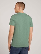 Henley T-Shirt in Melange Optik - Männer - mint green grindle melange Henley T-Shirt in Melange Optik - Männer - mint green grindle melange - 2 - TOM TAILOR