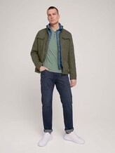 Henley T-Shirt in Melange Optik - Männer - mint green grindle melange Henley T-Shirt in Melange Optik - Männer - mint green grindle melange - 3 - TOM TAILOR