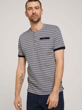 gestreiftes T-Shirt - Männer - sailor blue waffle stripe gestreiftes T-Shirt - Männer - sailor blue waffle stripe - 5 - TOM TAILOR