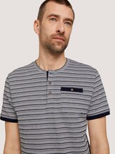 gestreiftes T-Shirt - Männer - sailor blue waffle stripe gestreiftes T-Shirt - Männer - sailor blue waffle stripe - 9 - TOM TAILOR