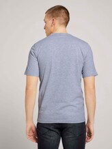 Basic T-Shirt - Männer - Light Stone Grey Melange Basic T-Shirt - Männer - Light Stone Grey Melange - 2 - TOM TAILOR