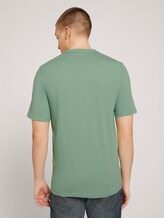Basic T-Shirt - Männer - light mint green Basic T-Shirt - Männer - light mint green - 2 - TOM TAILOR