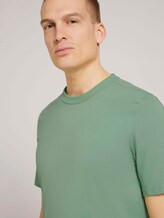 Basic T-Shirt - Männer - light mint green Basic T-Shirt - Männer - light mint green - 9 - TOM TAILOR