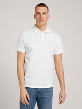 Strukturiertes Poloshirt - Männer - Off White Strukturiertes Poloshirt - Männer - Off White - 1 - TOM TAILOR