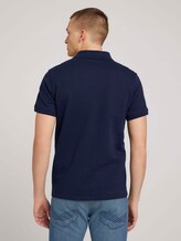 Strukturiertes Poloshirt - Männer - Sailor Blue Strukturiertes Poloshirt - Männer - Sailor Blue - 2 - TOM TAILOR