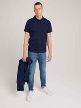Strukturiertes Poloshirt - Männer - Sailor Blue Strukturiertes Poloshirt - Männer - Sailor Blue - 3 - TOM TAILOR