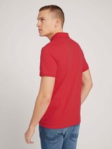 Strukturiertes Poloshirt - Männer - Plain Red Strukturiertes Poloshirt - Männer - Plain Red - 2 - TOM TAILOR