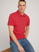 Strukturiertes Poloshirt - Männer - Plain Red Strukturiertes Poloshirt - Männer - Plain Red - 5 - TOM TAILOR