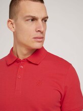 Strukturiertes Poloshirt - Männer - Plain Red Strukturiertes Poloshirt - Männer - Plain Red - 9 - TOM TAILOR