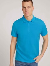 Strukturiertes Poloshirt - Männer - aquarius turquoise Strukturiertes Poloshirt - Männer - aquarius turquoise - 5 - TOM TAILOR