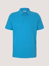 Strukturiertes Poloshirt - Männer - aquarius turquoise Strukturiertes Poloshirt - Männer - aquarius turquoise - 7 - TOM TAILOR