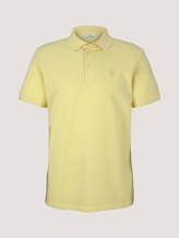 Strukturiertes Poloshirt - Männer - pale straw yellow Strukturiertes Poloshirt - Männer - pale straw yellow - 7 - TOM TAILOR