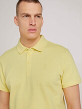 Strukturiertes Poloshirt - Männer - pale straw yellow Strukturiertes Poloshirt - Männer - pale straw yellow - 9 - TOM TAILOR
