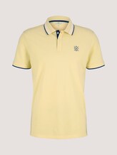 Poloshirt - Männer - pale straw yellow Poloshirt - Männer - pale straw yellow - 7 - TOM TAILOR