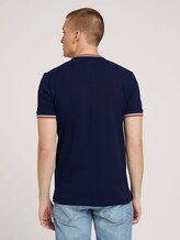 Poloshirt mit Bio-Baumwolle - Männer - Sailor Blue Poloshirt mit Bio-Baumwolle - Männer - Sailor Blue - 2 - TOM TAILOR