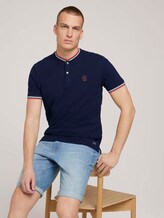 Poloshirt mit Bio-Baumwolle - Männer - Sailor Blue Poloshirt mit Bio-Baumwolle - Männer - Sailor Blue - 5 - TOM TAILOR