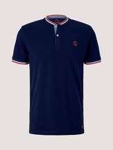 Poloshirt mit Bio-Baumwolle - Männer - Sailor Blue Poloshirt mit Bio-Baumwolle - Männer - Sailor Blue - 7 - TOM TAILOR