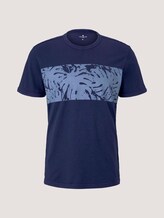 T-Shirt mit floralem Print - Männer - Sailor Blue T-Shirt mit floralem Print - Männer - Sailor Blue - 7 - TOM TAILOR