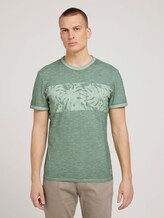 T-Shirt mit floralem Print - Männer - light mint green T-Shirt mit floralem Print - Männer - light mint green - 1 - TOM TAILOR